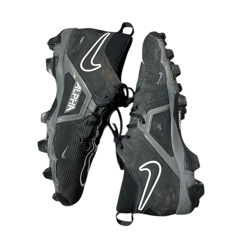 F5- Nike Men’s Nike Alpha Black Football Cleats size 10.5